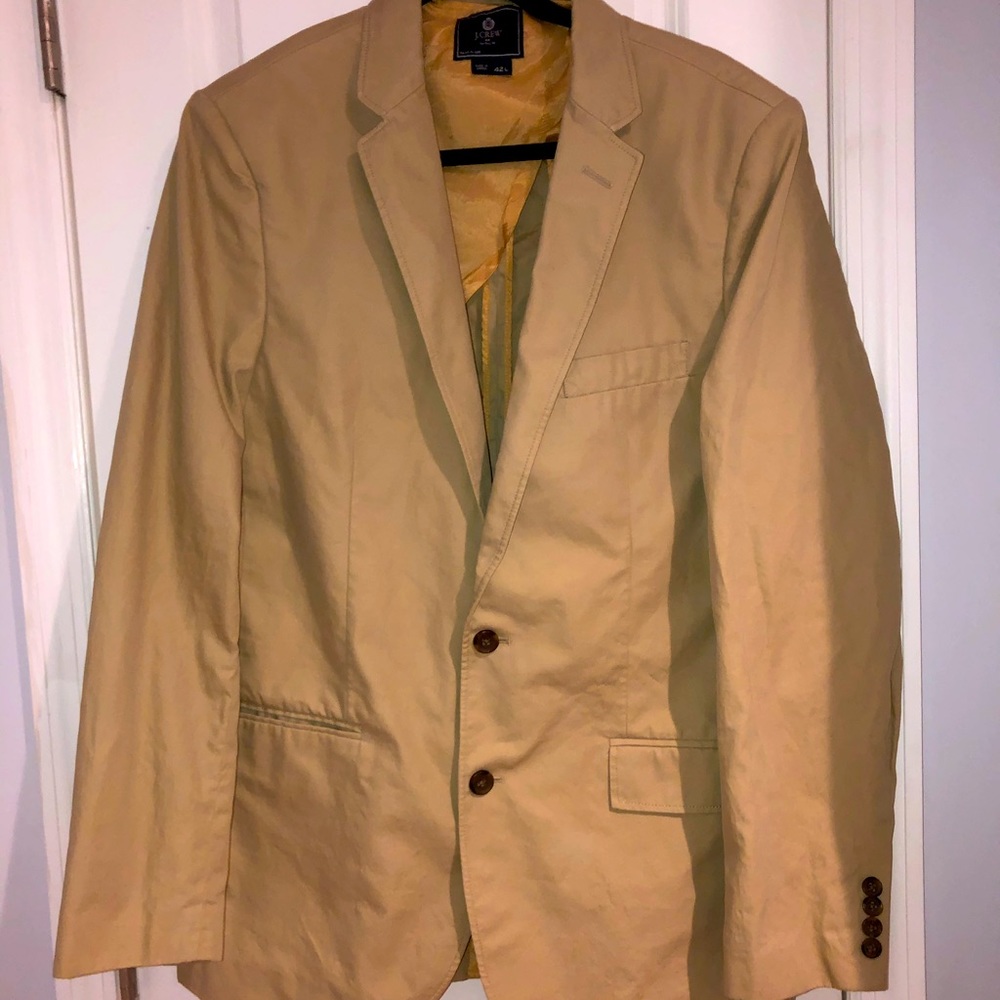 J Crew mens Blazer, Cream